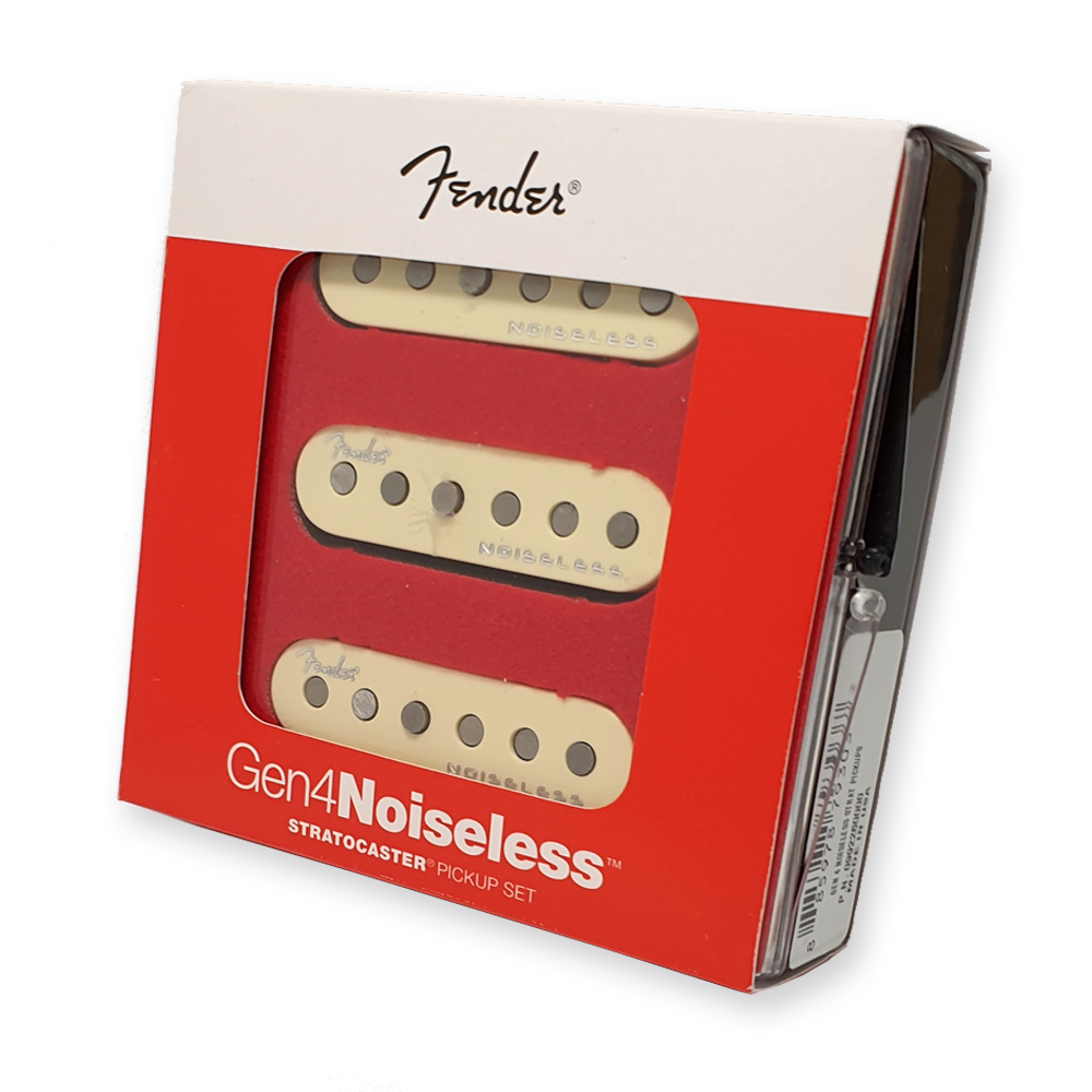 Fender GEN4 Noiseless strat pickup set, aged white 0992260000