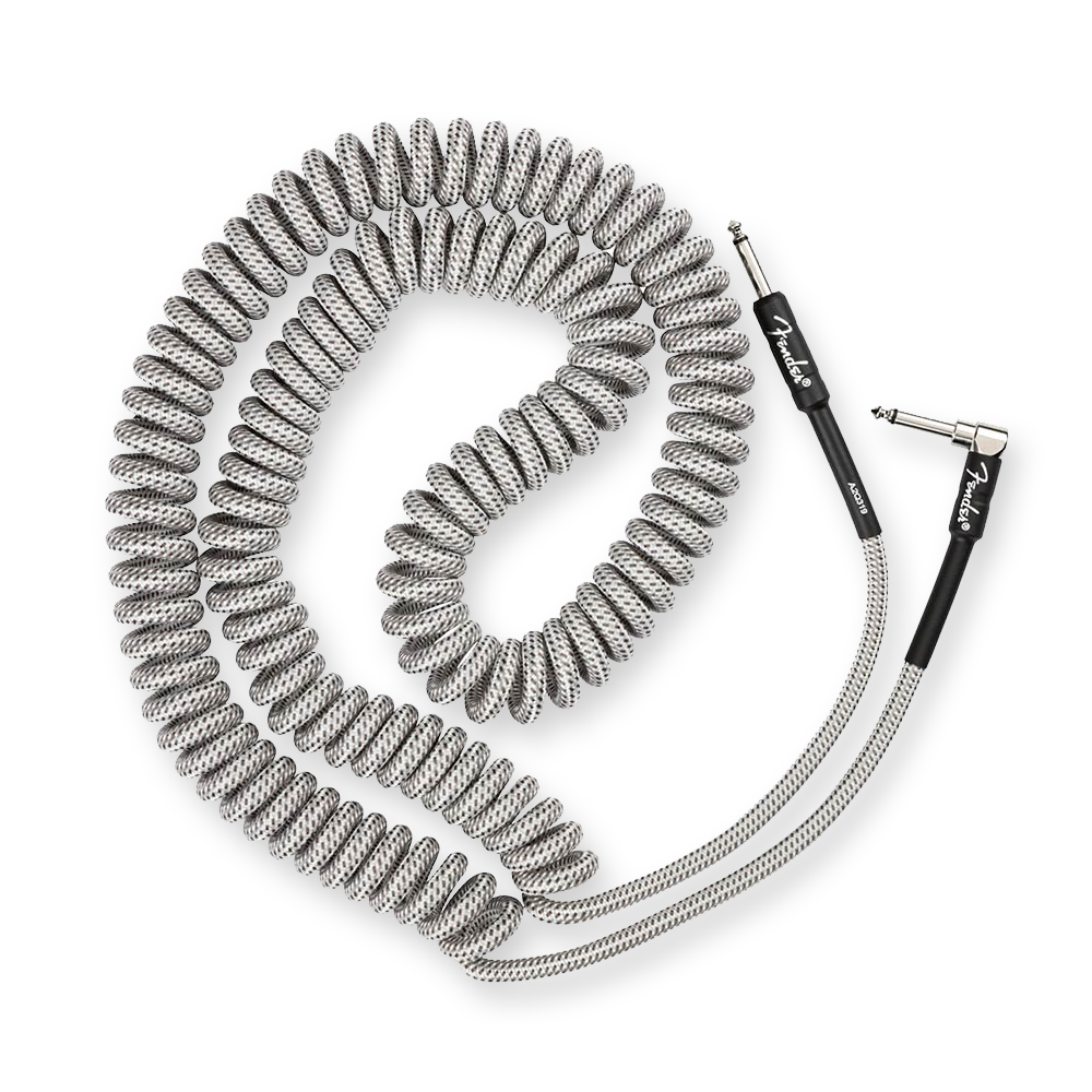 Fender Original Coil gitaarkabel 9m white tweed 0990823023