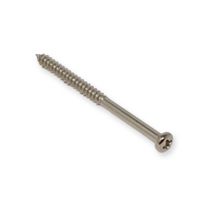 Fleor pickup schroeven, 37 x 2,6 mm, chrome 4 st.