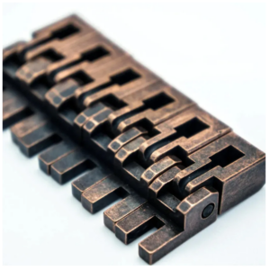 Floyd Rose FR1BSSABP bridge saddle set antique bronze