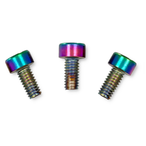 Floyd Rose FRNCSBCP locking nut screws burnt chrome