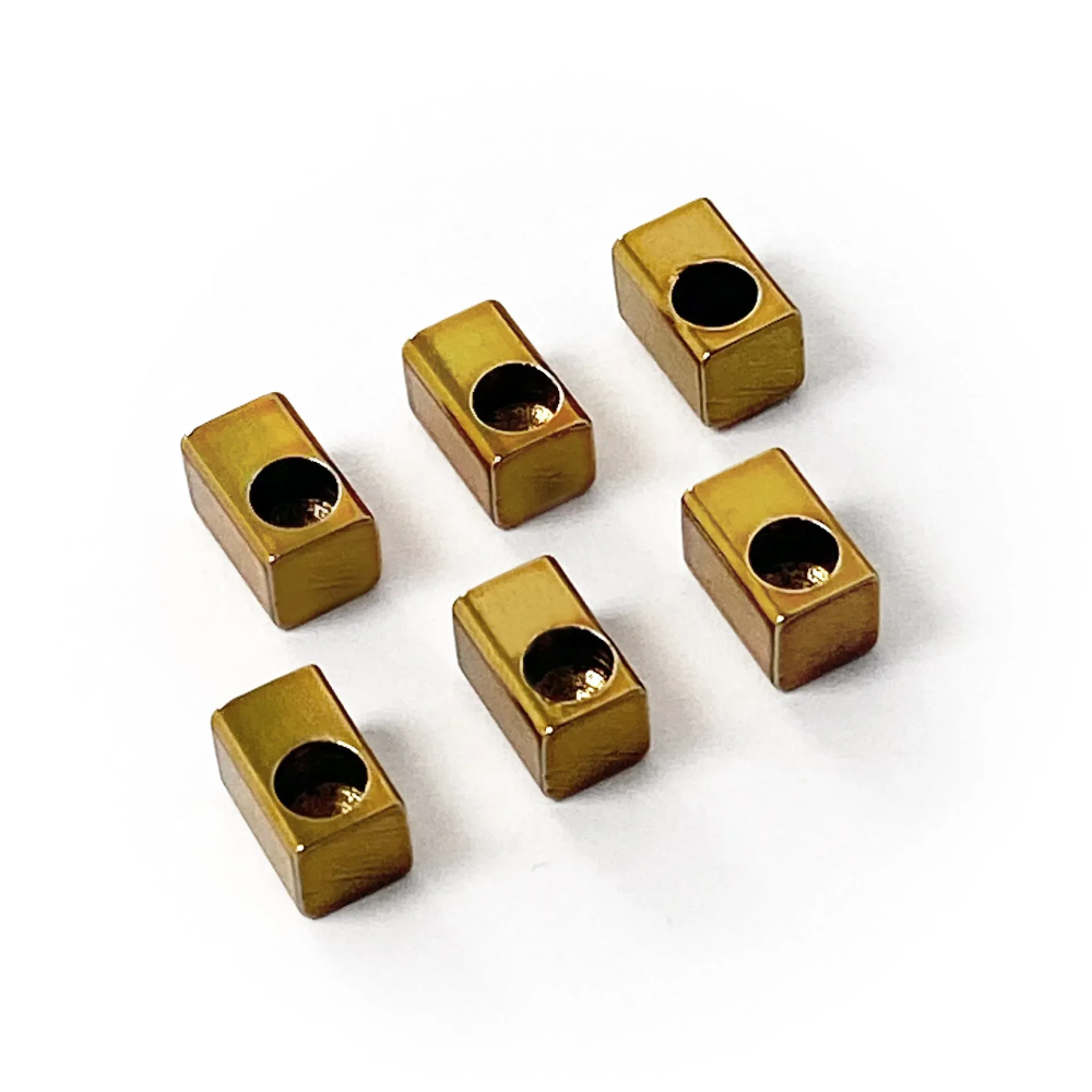 Floyd Rose FROSLIGDP string lock insert blocks gold