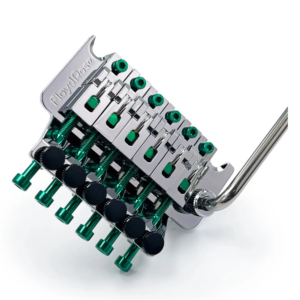 Floyd Rose FRT100-GN tremolo set, chrome/green