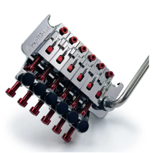 Floyd Rose FRT100-RD tremolo set, chrome/red