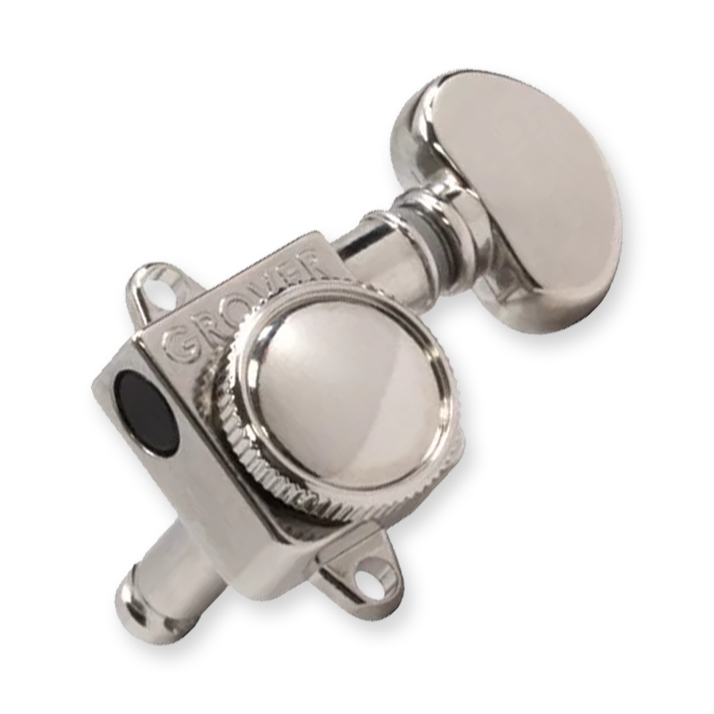 Grover 505FVN Locking Rotomatics set, nickel, 6-in-lijn