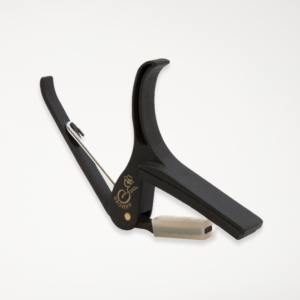 Grover GP750BL Ultra capo voor staalsnaar gitaren, zwart