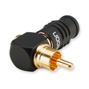 Hicon CMA-SM RCA cinch plug male angled