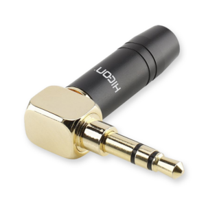 Hicon J35SA 3,5 mm jack plug, stereo, haaks