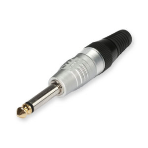 Hicon J63M 6,3 mm jack plug, mono, recht