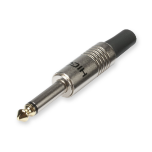 Hicon J63M01 6,3 mm jack plug, mono, recht