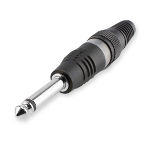 Hicon J63M03 6,3 mm jack plug, mono, recht