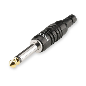 Hicon J63M07 6,3 mm jack plug, mono, recht