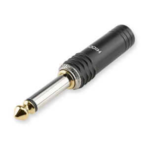 Hicon J63M14 6,3 mm jack plug, mono, noise free