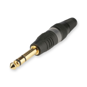 Hicon J63S03G 6,3 mm jack plug, stereo, recht