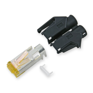 Hirose RJ45C6ASW RJ45 connector kabeldeel zwart