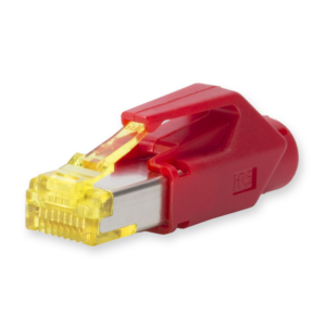 Hirose RJ45C6ART RJ45 connector kabeldeel rood
