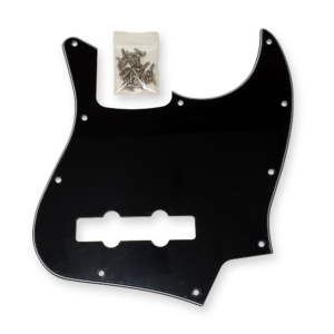 Fleor Jazz Bass slagplaat zwart, incl. schroeven