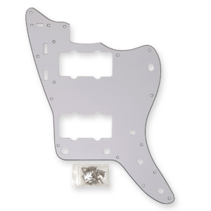 Fleor jazzmaster slagplaat 3-ply wit incl. schroeven
