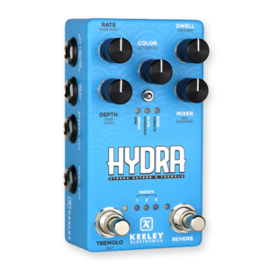 Keeley Hydra stereo tremolo reverb effect pedaal
