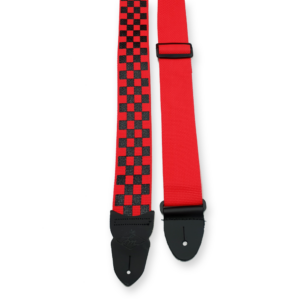 LM Straps PS-CKR Checkered gitaarriem
