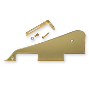 Fleor Les Paul slagplaat set 1-ply gold mirror front only