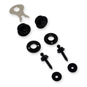 Loxx straplocks set, blackchrome