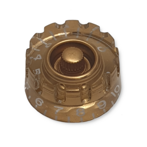 ML MX1562GD-24 Speed knop, gekarteld, gold