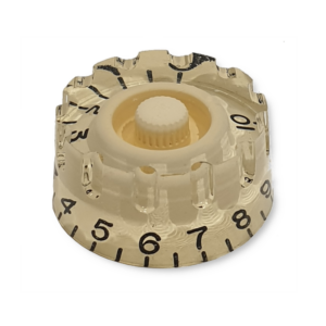 ML MX1562IV-24 Speed knop, gekarteld, ivory