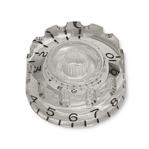 ML MX1562TR-24 Speed knop, gekarteld, transparant