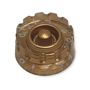 ML MX1732GD-18 Speed knop, gekarteld, gold