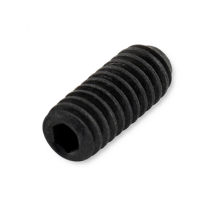 MusicLily brugzadelschroef imbus 6,5 mm USA UNF#4-48x1/4, zwart, 12 stuks