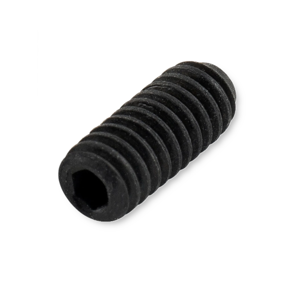 MusicLily brugzadelschroef imbus 6,5 mm USA UNF#4-48x1/4, zwart, 12 stuks