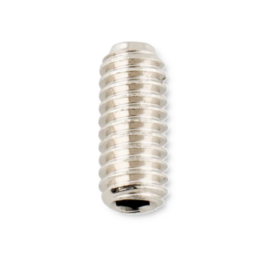 MusicLily brugzadelschroef imbus 6,5 mm USA UNF#4-48x1/4, nickel, 12 stuks