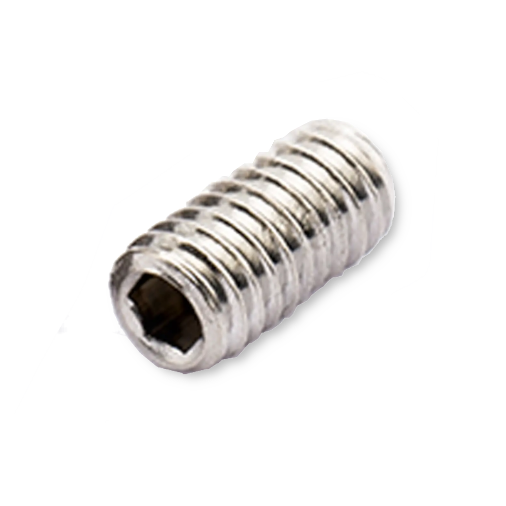 MusicLily brugzadelschroef imbus M3 x 6 mm, nickel, 12 stuks
