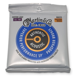 Martin MA535 Authentic 92/8 Phosphor Bronze 011-052 snarenset