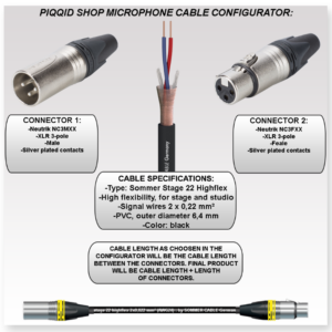 Microfoon kabel configurator