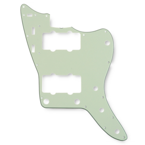 MusicLily jazzmaster slagplaat 3-ply mint green incl. schroeven
