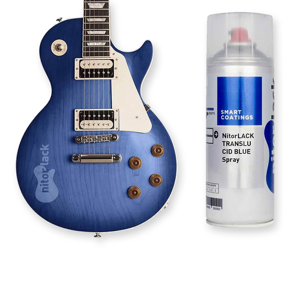 NitorLack N250006160 nitrocellulose lak spuitbus 400mL translucent blue