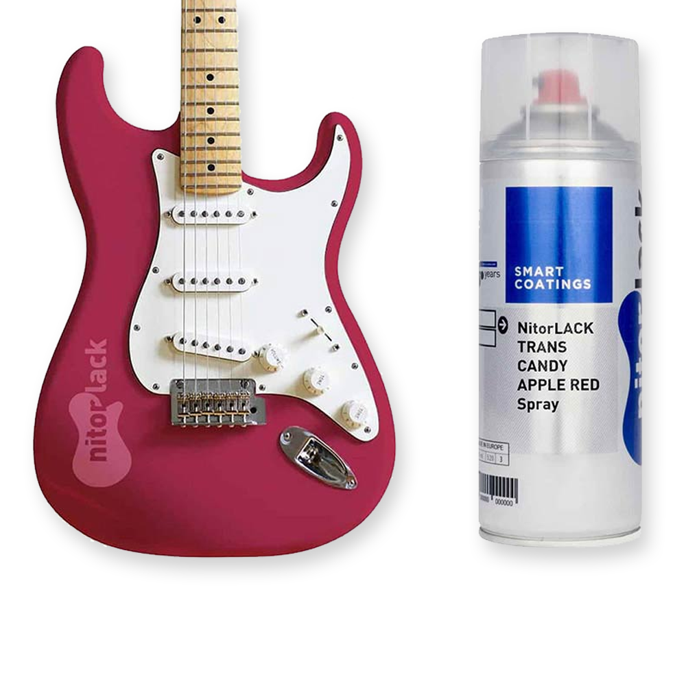 NitorLack N250020160 nitrocellulose lak spuitbus 400mL trans candy apple red