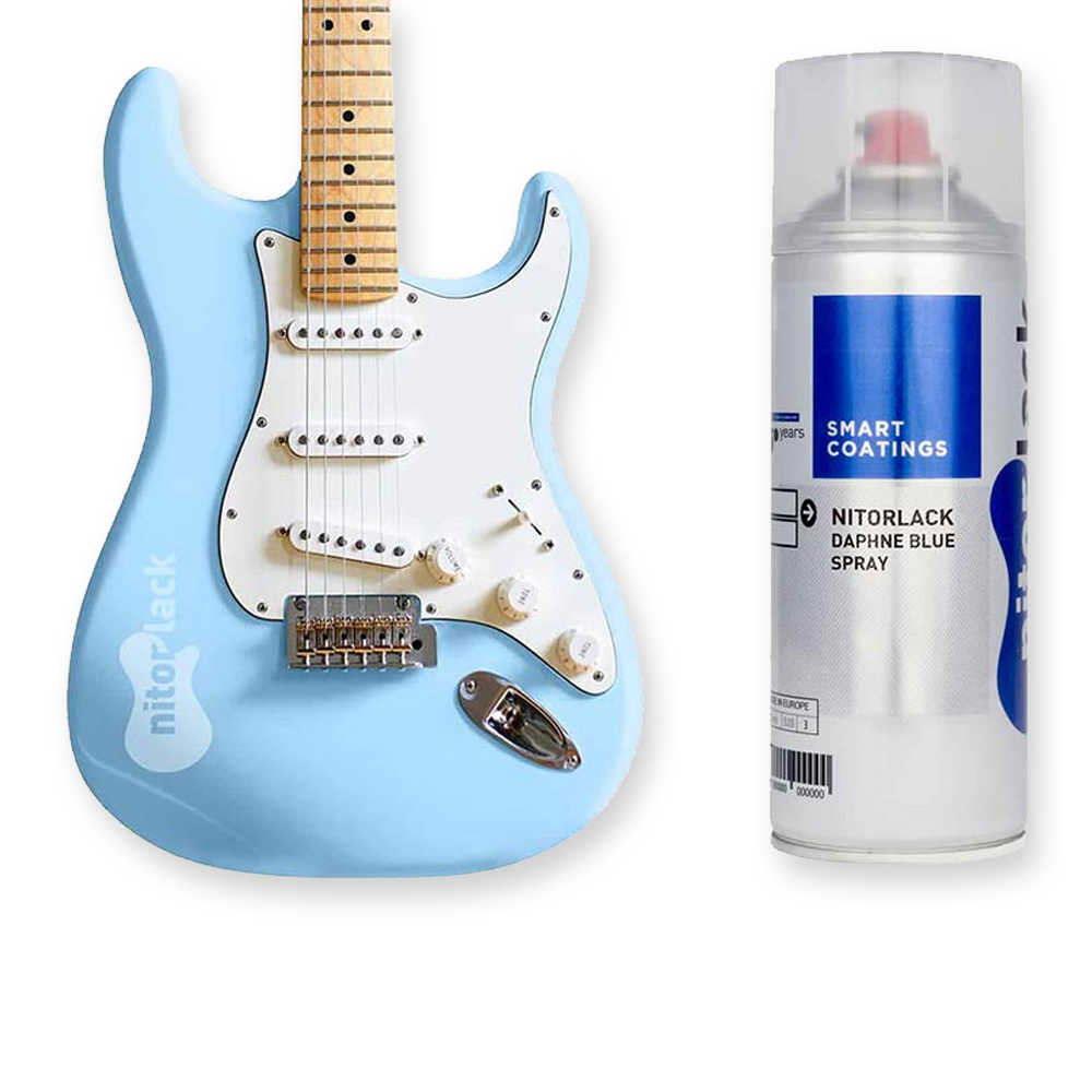 NitorLack N250708160 nitrocellulose lak spuitbus 400mL daphne blue