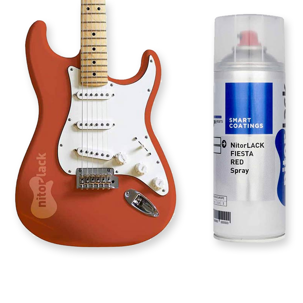 NitorLack N250710160 nitrocellulose lak spuitbus 400mL fiesta red