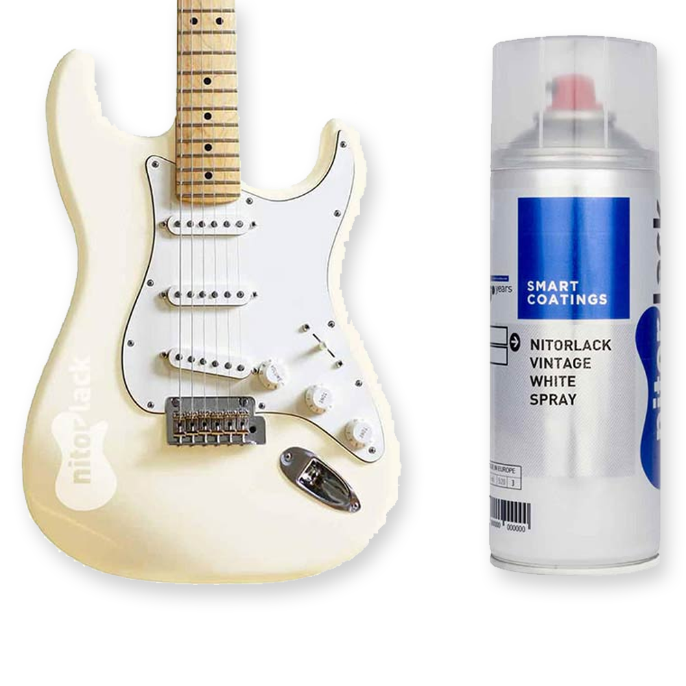 NitorLack N250712160 nitrocellulose lak spuitbus 400mL vintage white