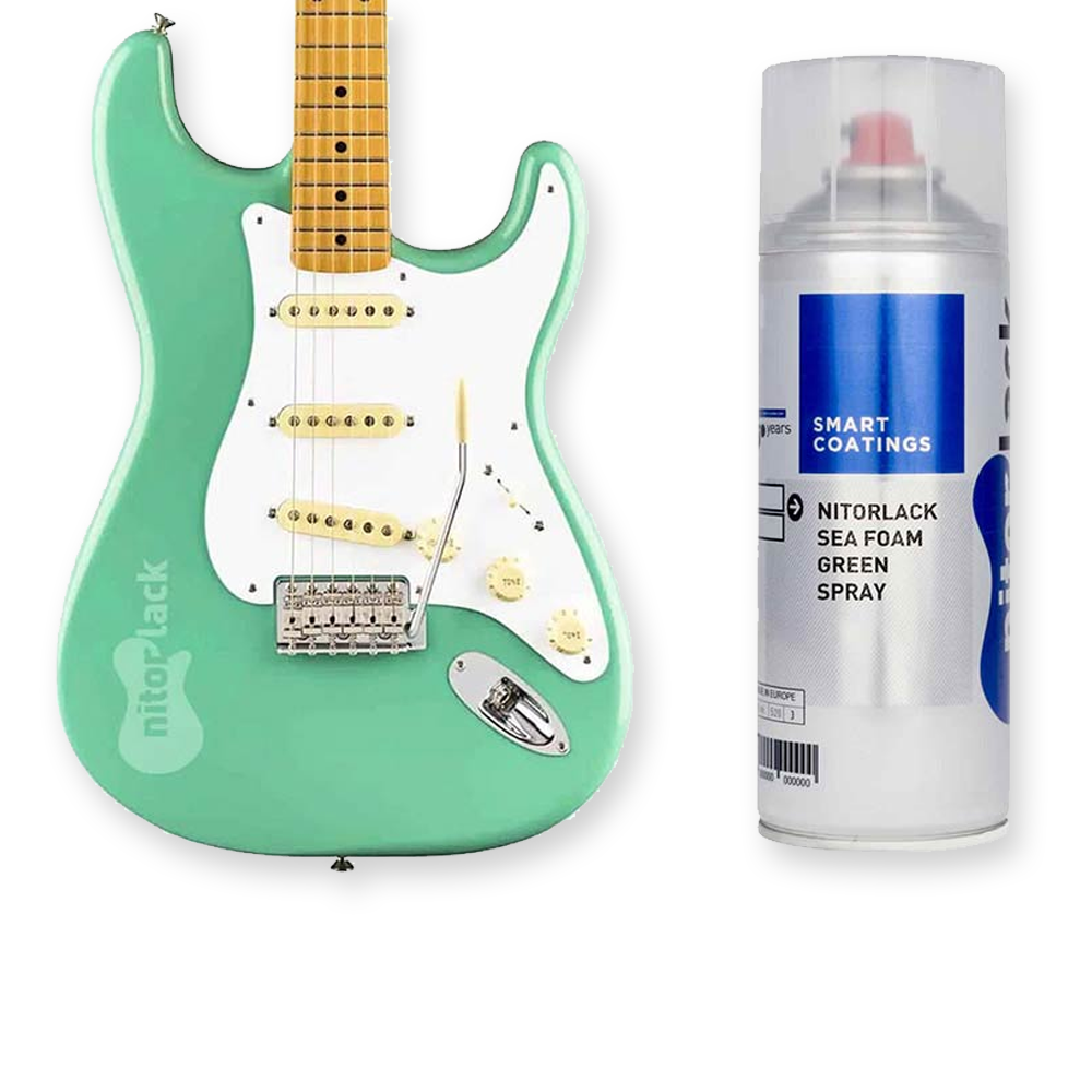 NitorLack N250722160 nitrocellulose lak spuitbus 400mL sea foam green