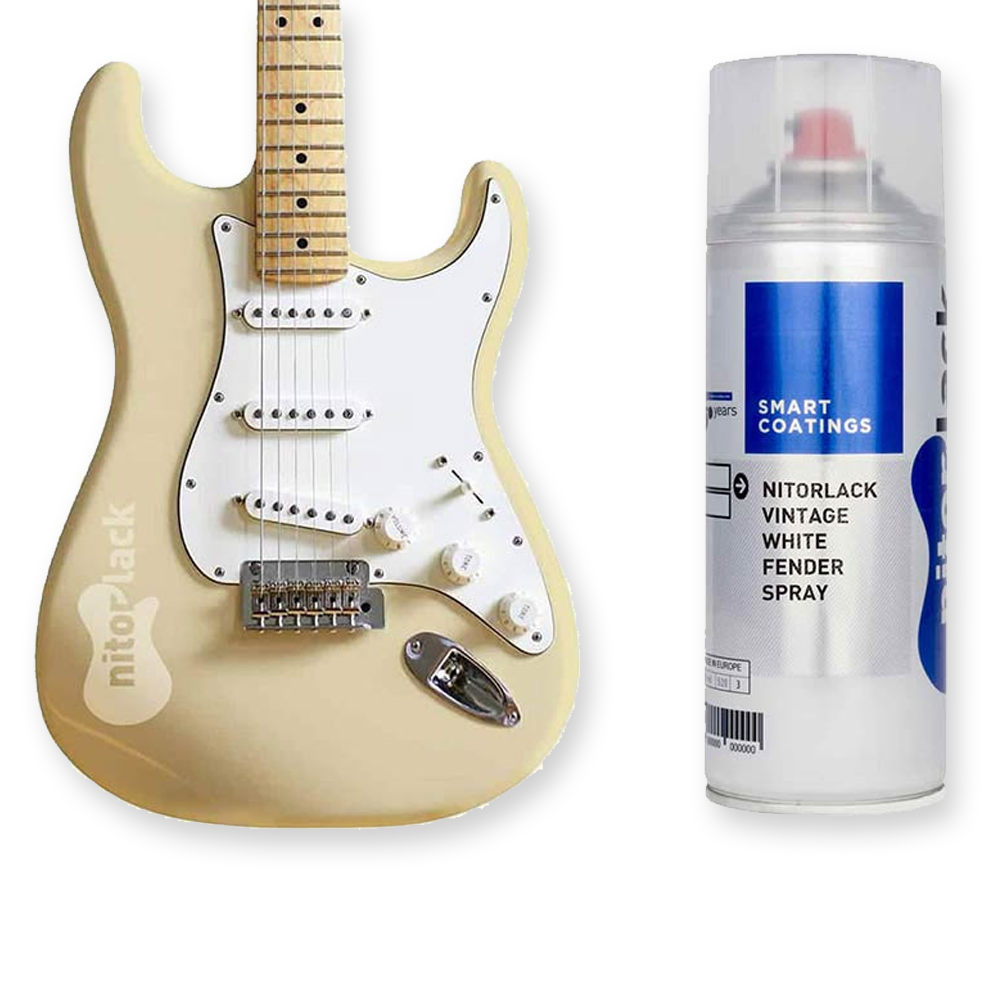 NitorLack N250728160 nitrocellulose lak spuitbus 400mL aged vintage white