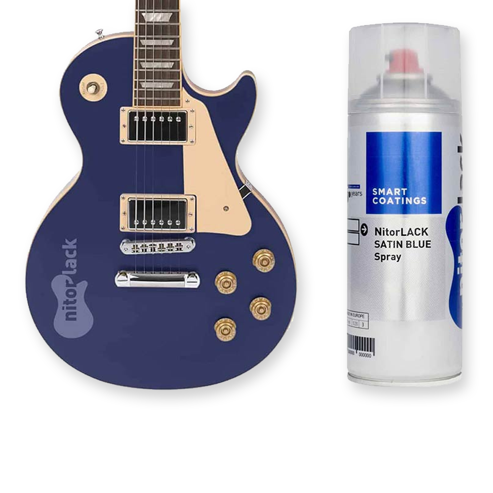 NitorLack N250759160 nitrocellulose lak spuitbus 400mL satin blue