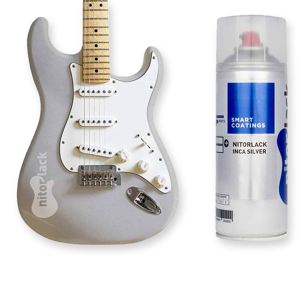 NitorLack N250782160 nitrocellulose lak spuitbus 400mL inca silver