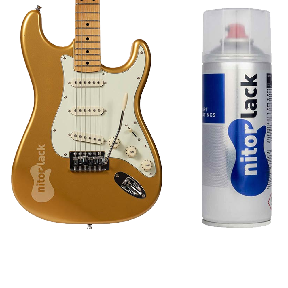 NitorLack N250802160 nitrocellulose lak spuitbus 400mL aztec gold