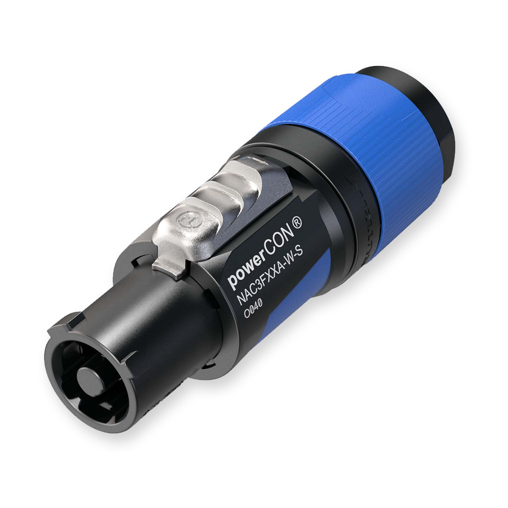 Neutrik NAC3FXXA-W-S Powercon connector 3-polig