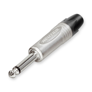 Neutrik NP2X 6,3 mm jack plug, mono, recht