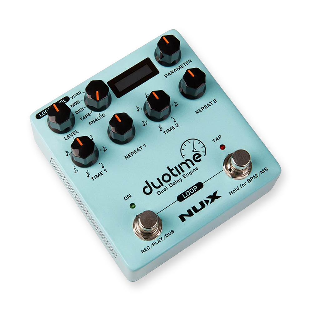 Nux Duo Time stereo delay pedaal